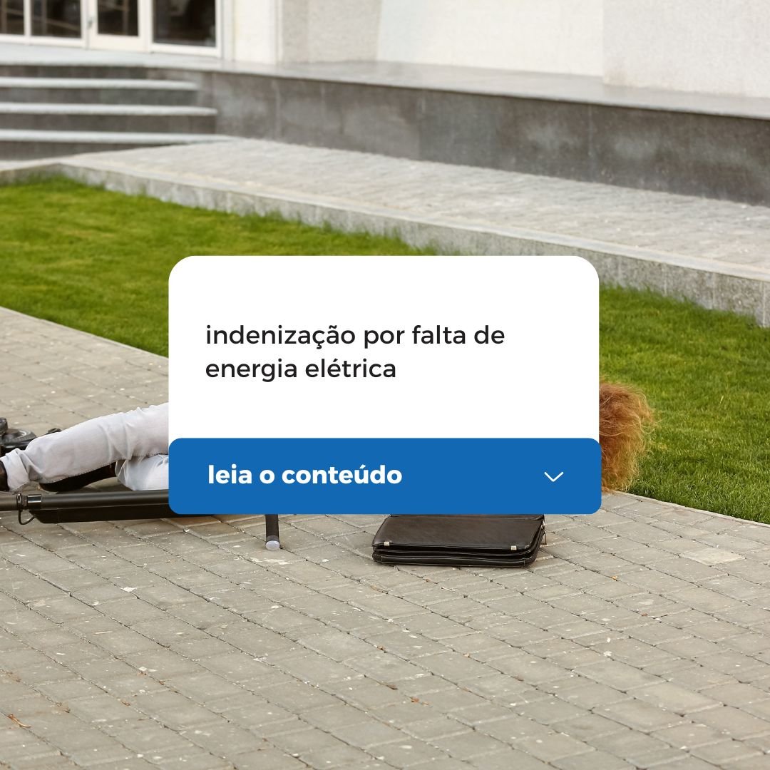 indenização por falta de energia elétrica